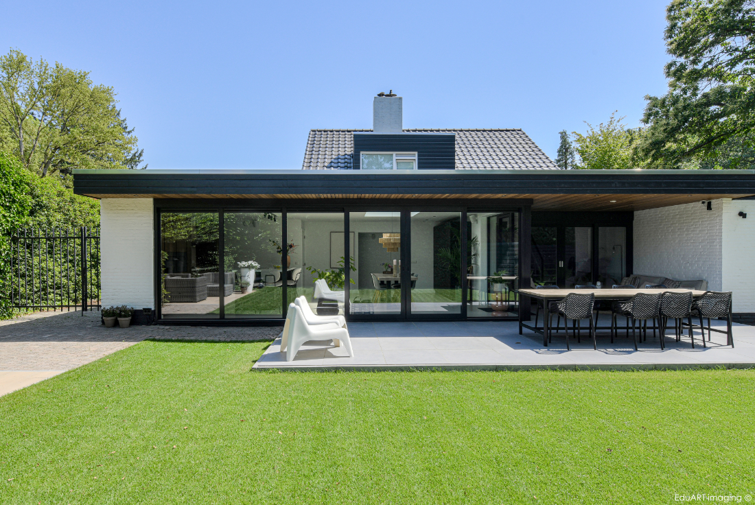 Verbouwing, herindeling van keuken naar leefkeuken jaren '70 villa - lab-R